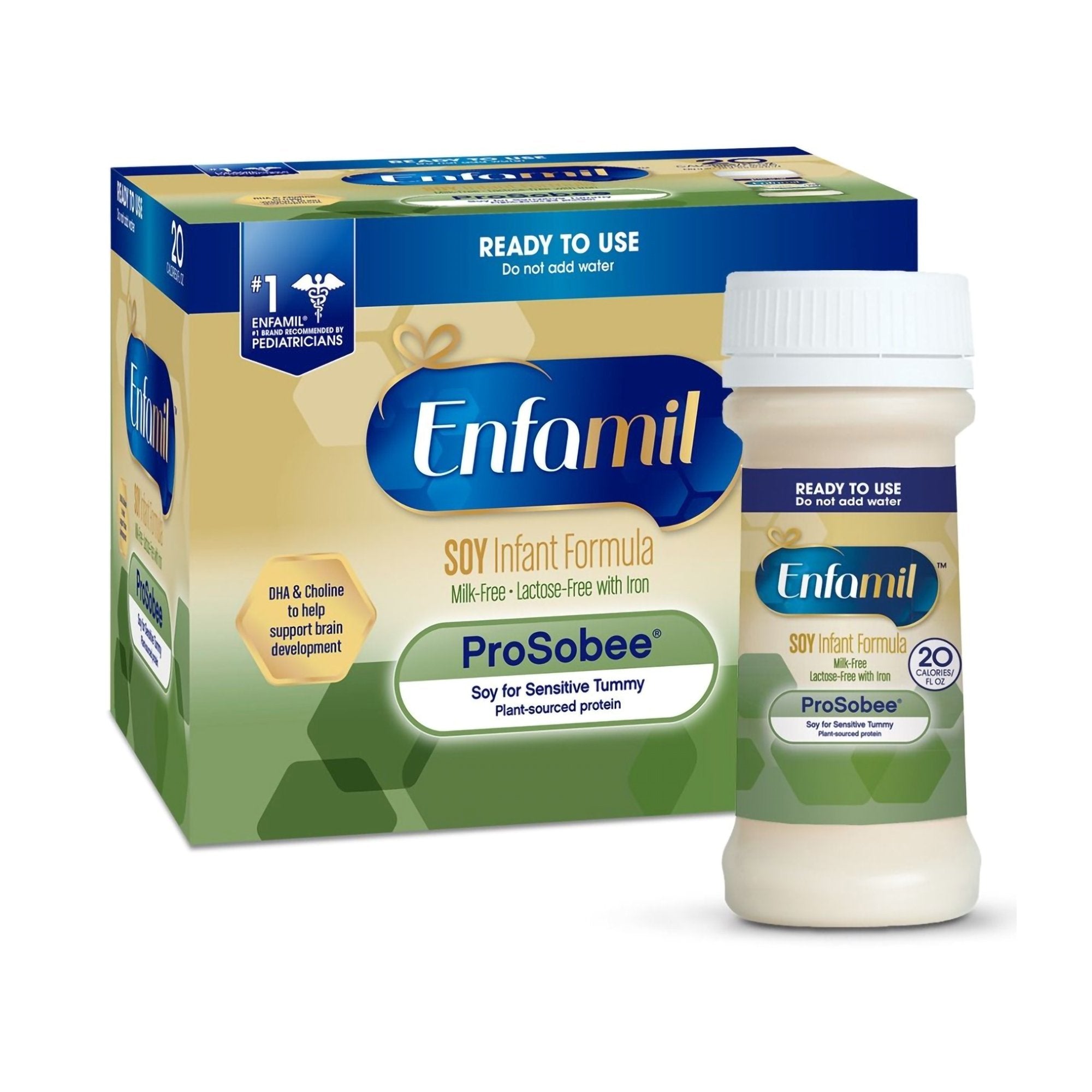 Enfamil® ProSobee® Ready to Use Infant Formula, 2 oz. Nursette Bottle