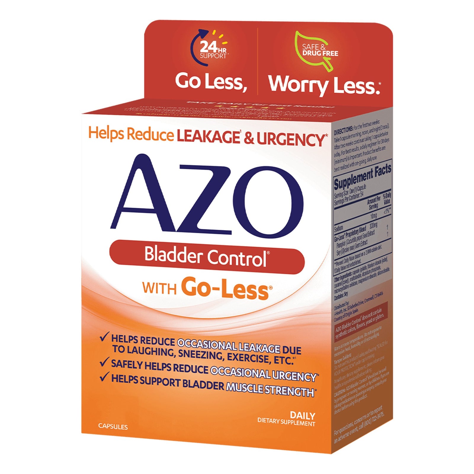 AZO Bladder Control with GoLess Capsules