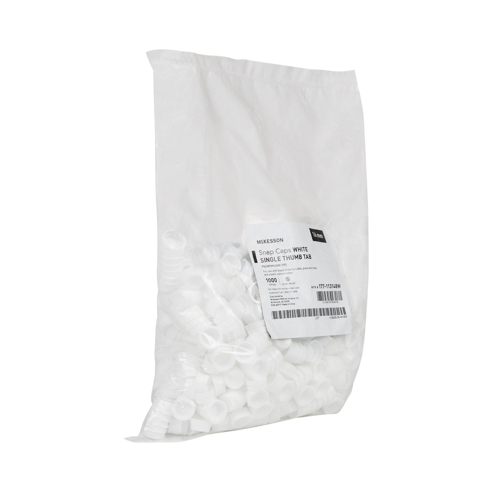 McKesson Blue Tube Closure