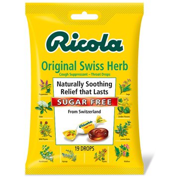 Ricola Sugar-Free Cold And Cough Relief