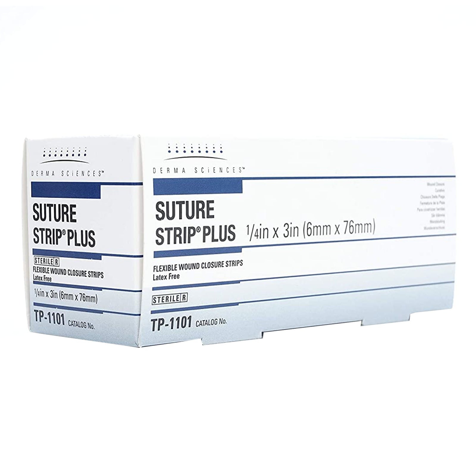 Skin Closure Strip 1/4 X 3 Inch Non-Woven Polyamide Water Resistant Envelope Tan