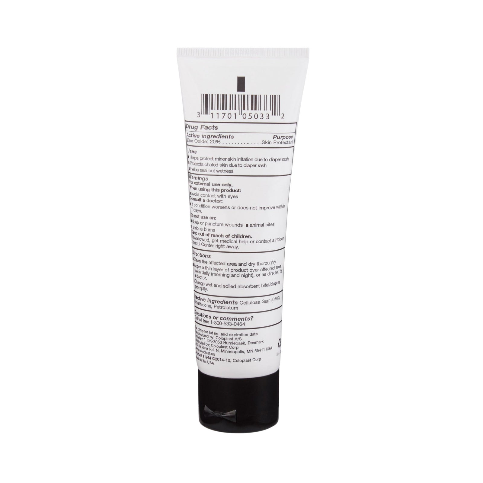 Coloplast Critic-Aid Skin Paste Thick Moisture Barrier Paste