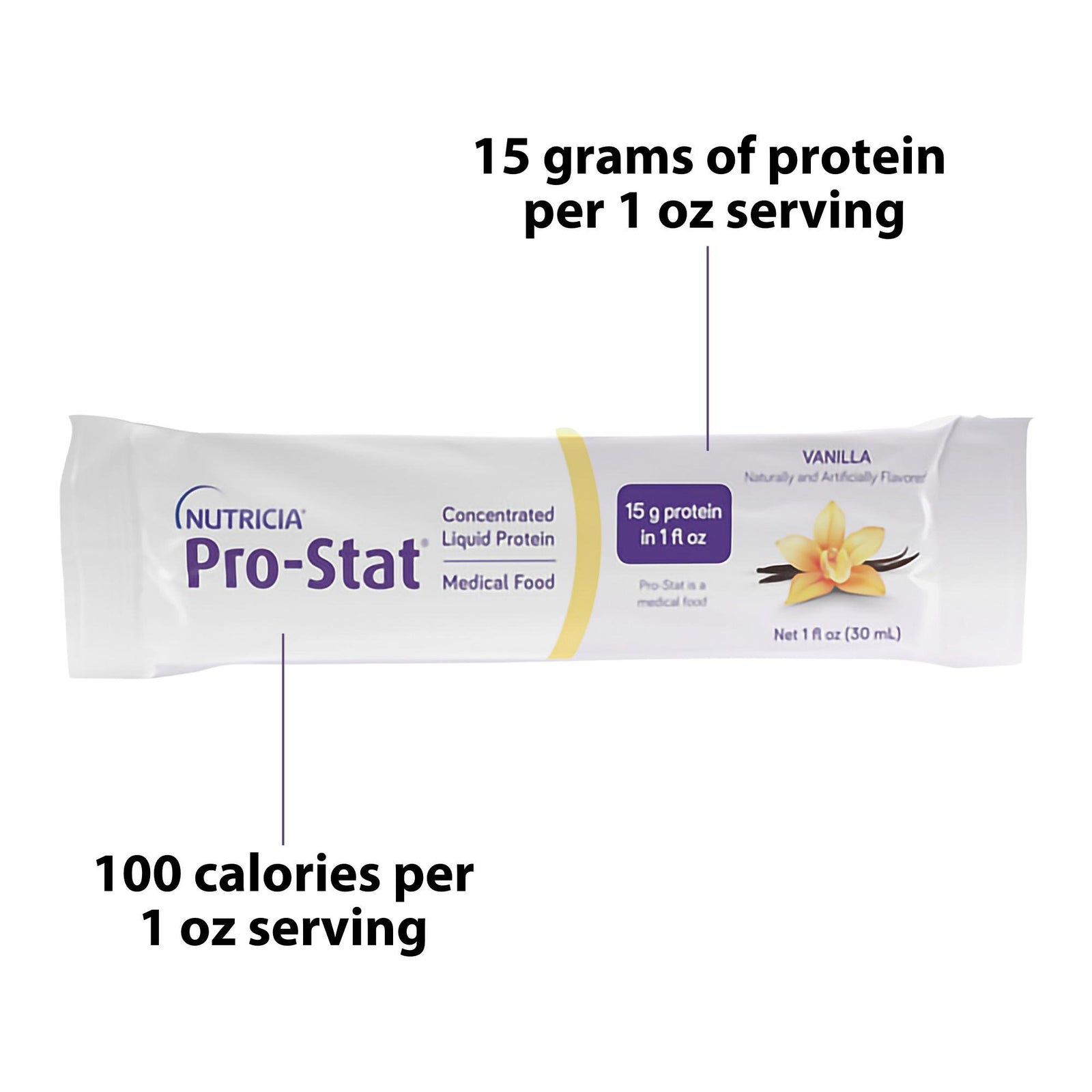 Pro-Stat® Sugar-Free Vanilla Protein Supplement, 1 oz. Individual Packet