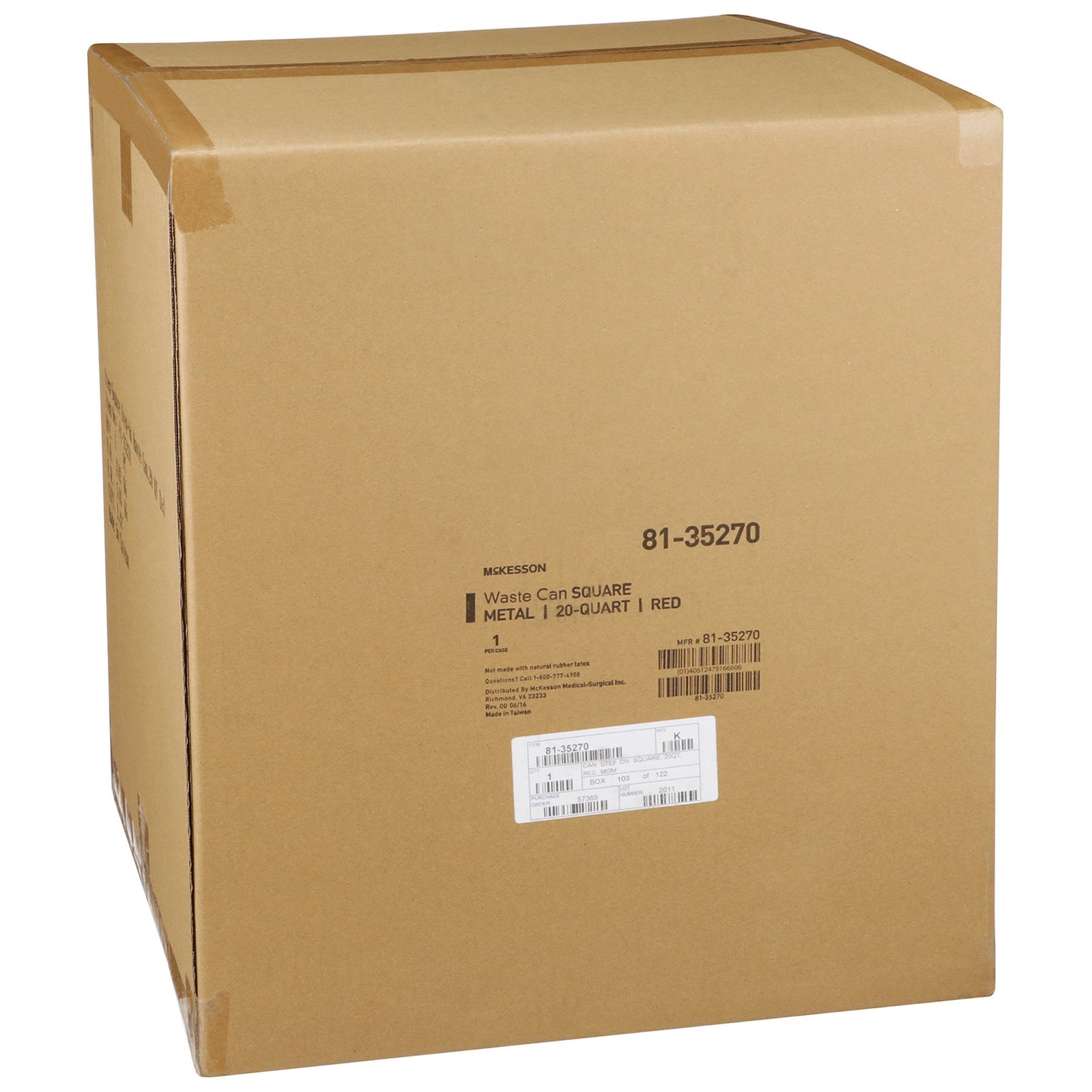 McKesson Trash Can With Plastic Liner