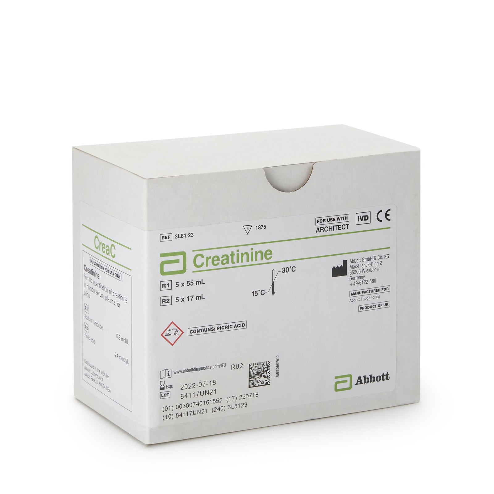 Architect Reagent for use with Architect c16000 Analyzer