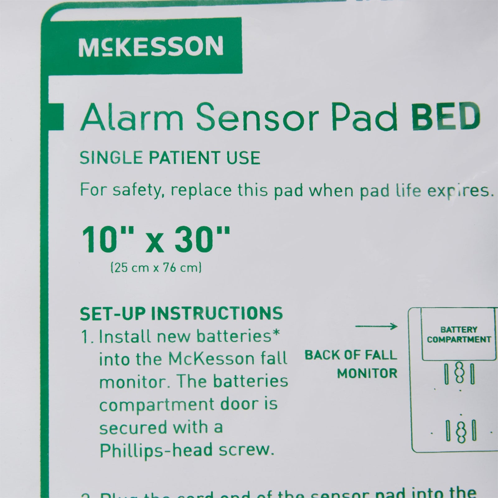 McKesson Brand Alarm Sensor Pad