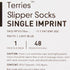 McKesson Terries Double Tread Slipper Socks