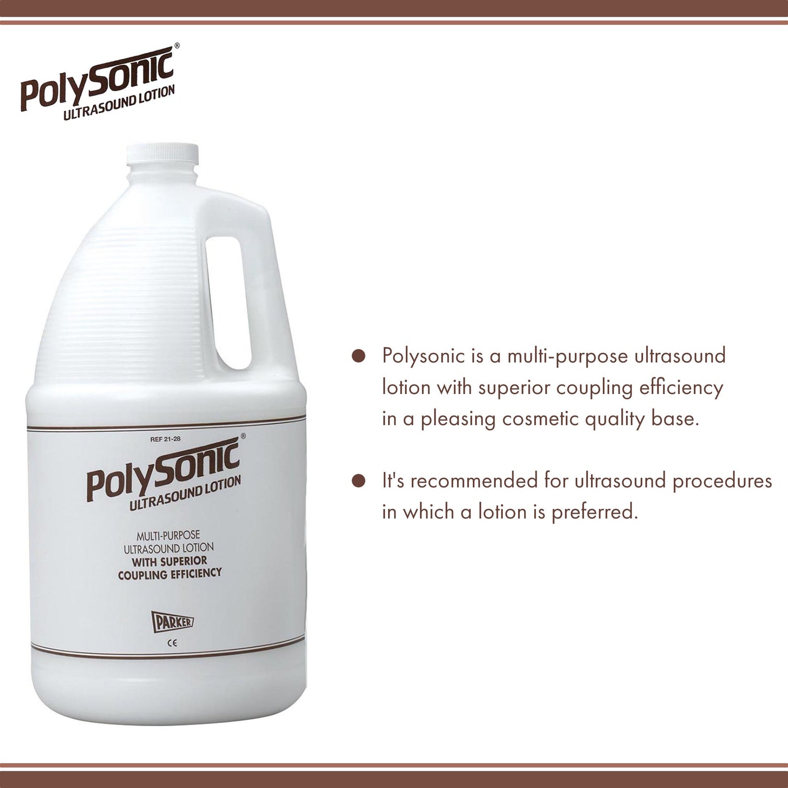 Polysonic Ultrasound Lotion