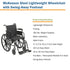 McKesson Manual Lightweight Wheelchair
