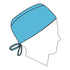 Surgeon Cap One Size Fits Most Blue Tie Closure