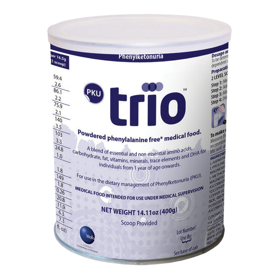 PKU trio™ Red Flavor PKU Oral Supplement, 400 Gram Can