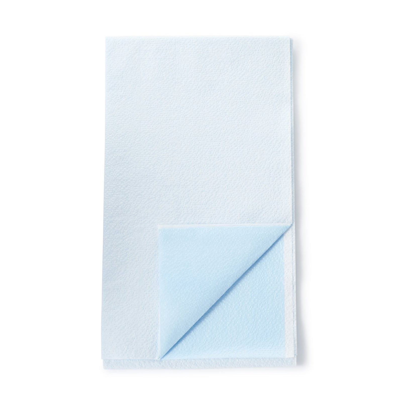 Stretcher Sheet Fitted Sheet 30 X 72 Inch Blue Nonwoven Fabric Disposable
