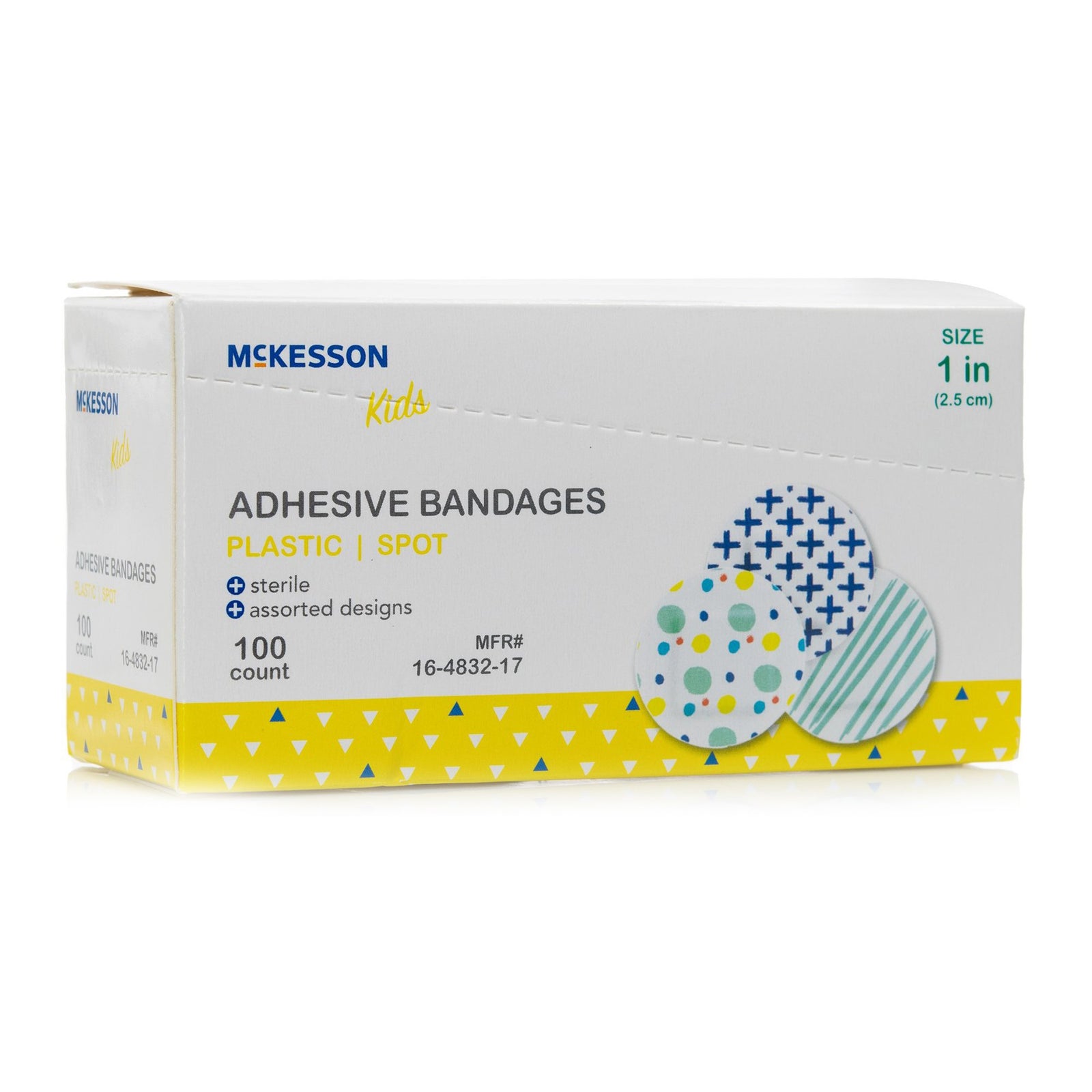 McKesson Kids™ Adhesive Spot Bandage, 1-Inch Diameter