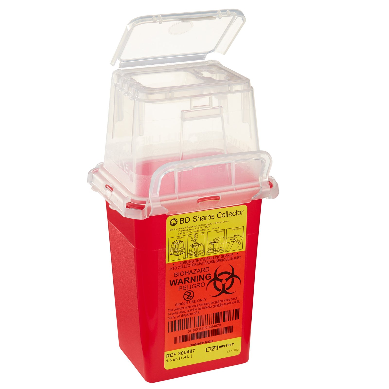 BD Phlebotomy Sharps Container