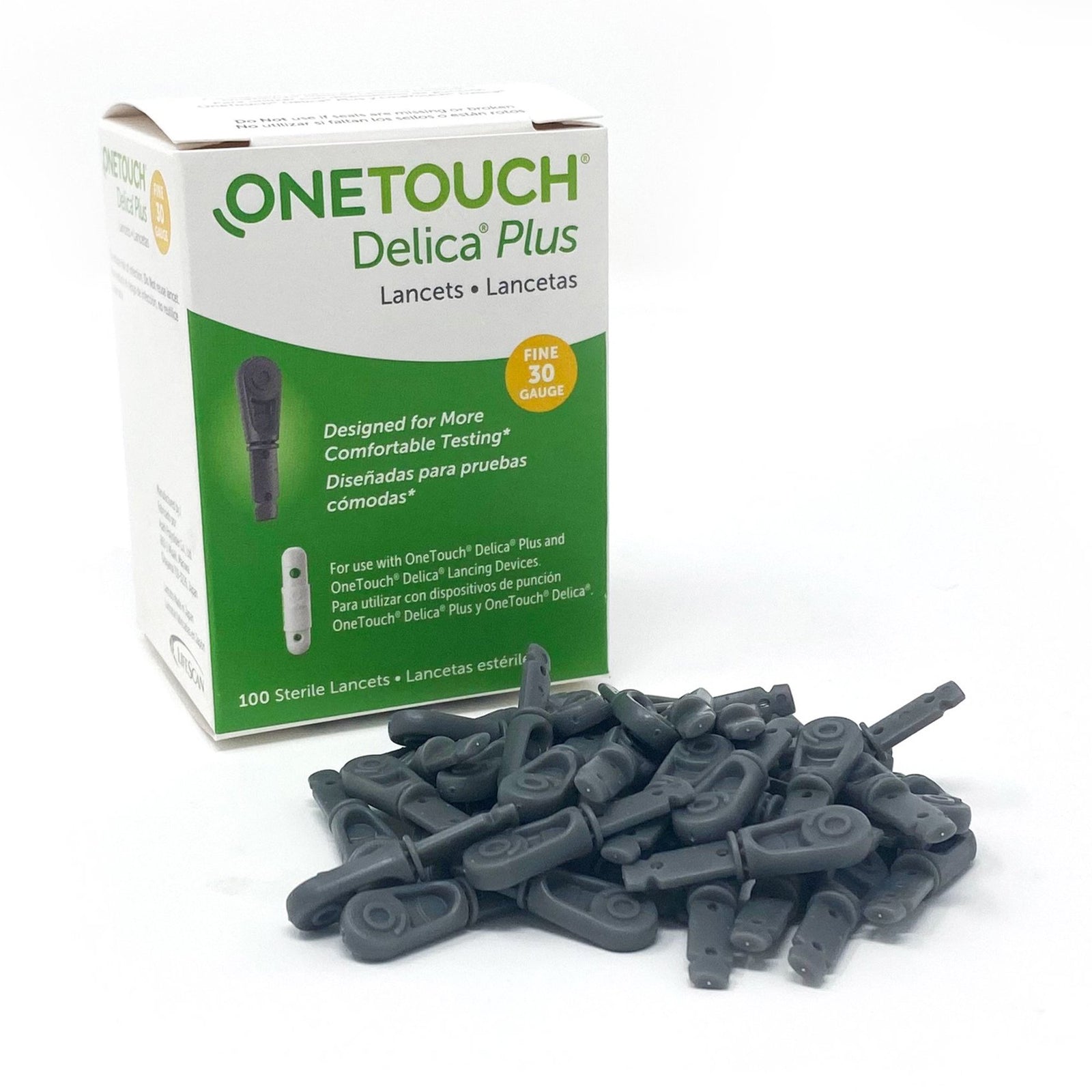 Tip LancetOneTouch 30 Gauge Non-Safety Twist-Off Finger Tip Lancet
