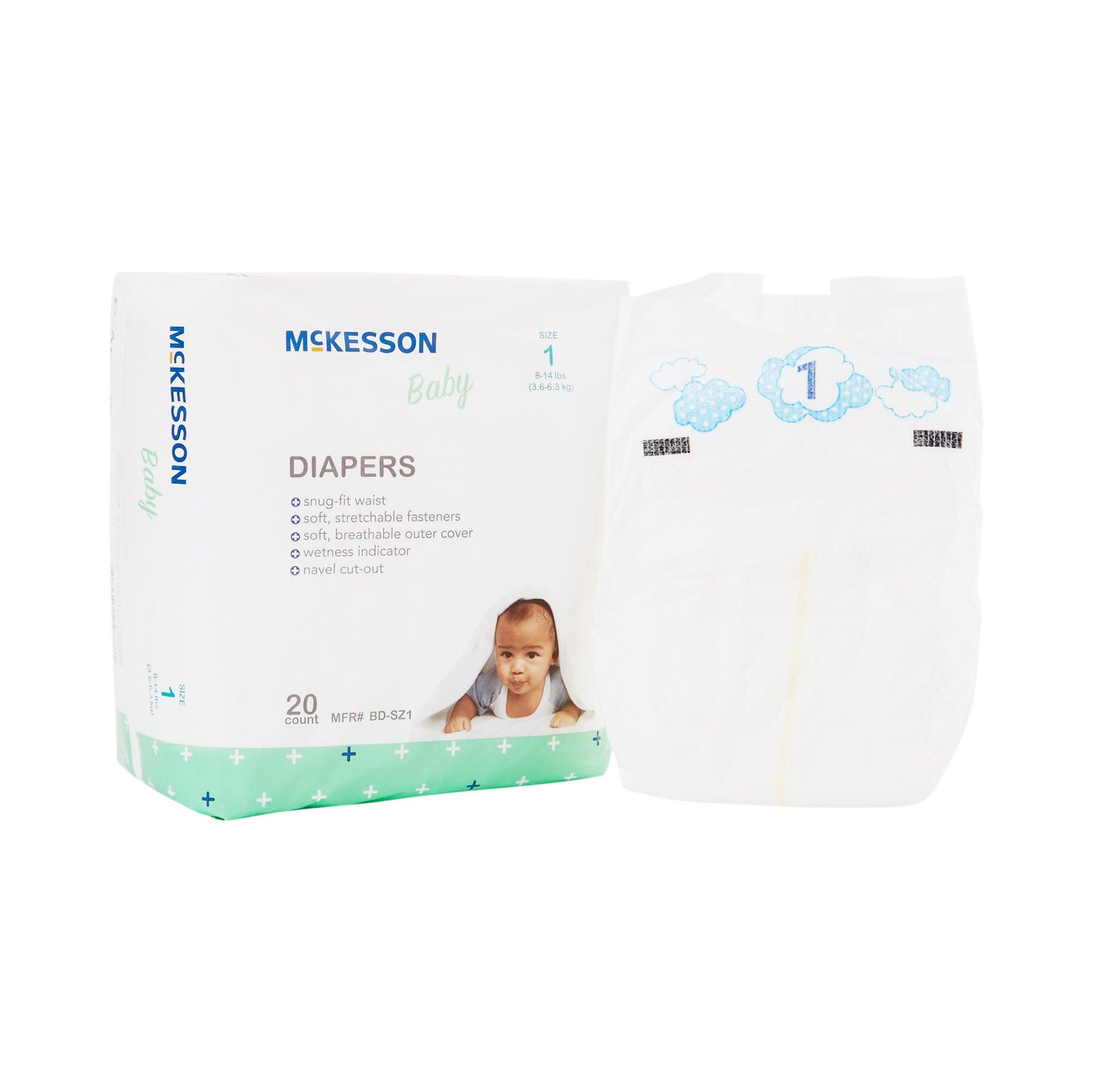 McKesson Unisex Baby Diaper