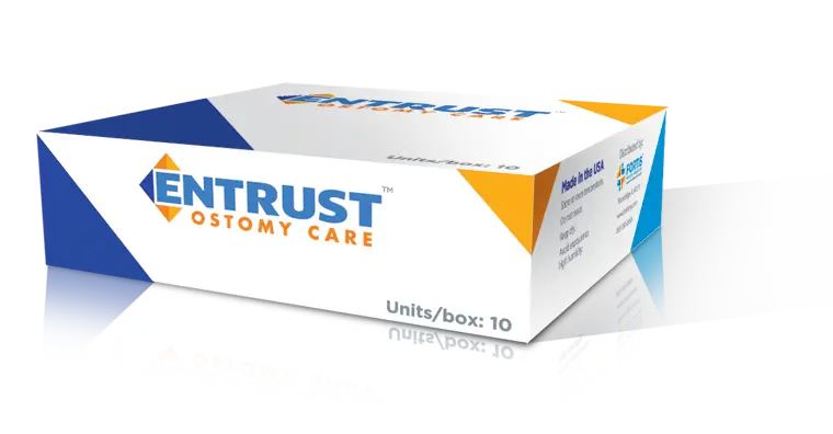Fortis Medical Products Entrust 1 Piece Pre-cut 3/4" Stoma Pouches