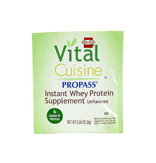 Vital Cuisine® ProPass® Whey Protein Oral Protein Supplement, 200 Packets per Box