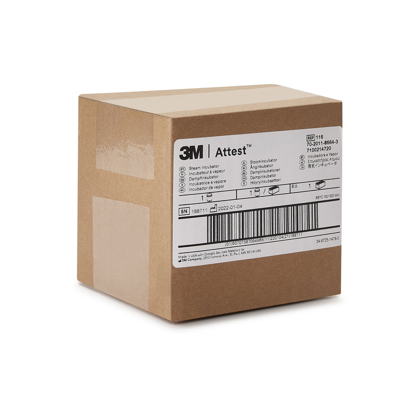 3M Attest Biological Indicator Incubator