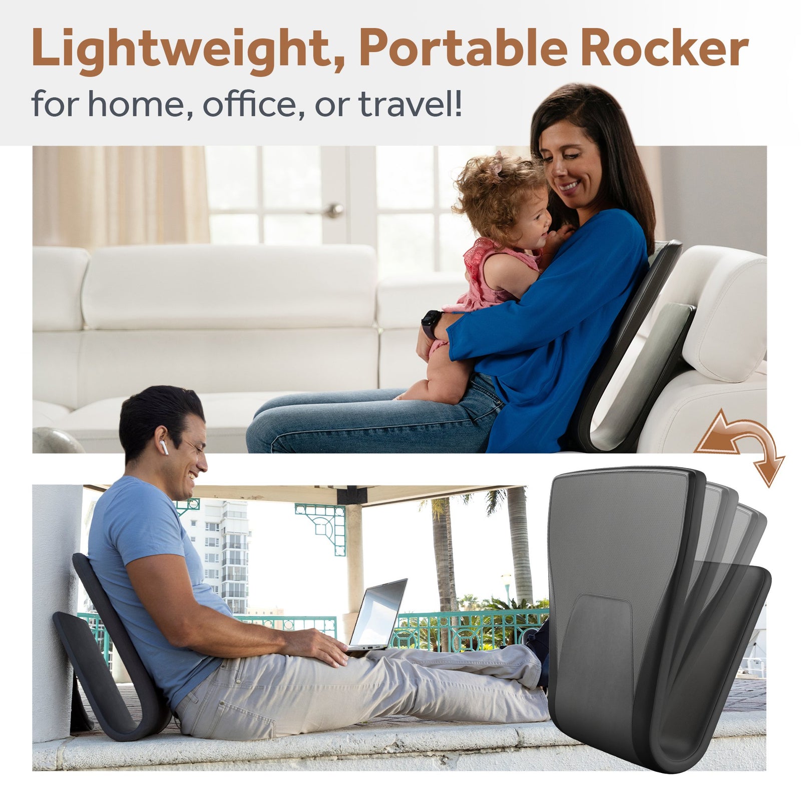 Ready Rocker Lumbar Support Seat Rocker