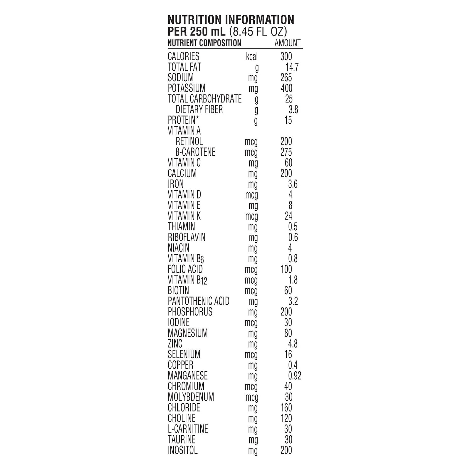 Diabetisource® AC Tube Feeding Formula, Ready to Use, Unflavored, Adult 8.45 oz. Carton