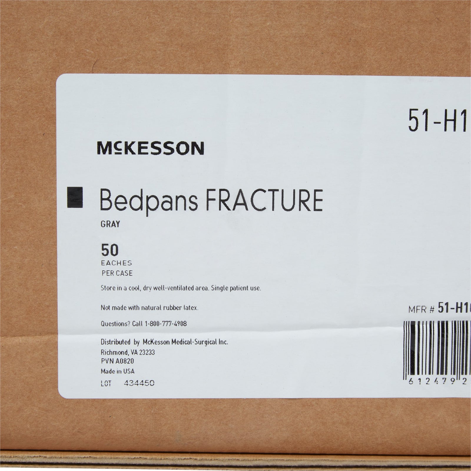 McKesson Fracture Bedpan