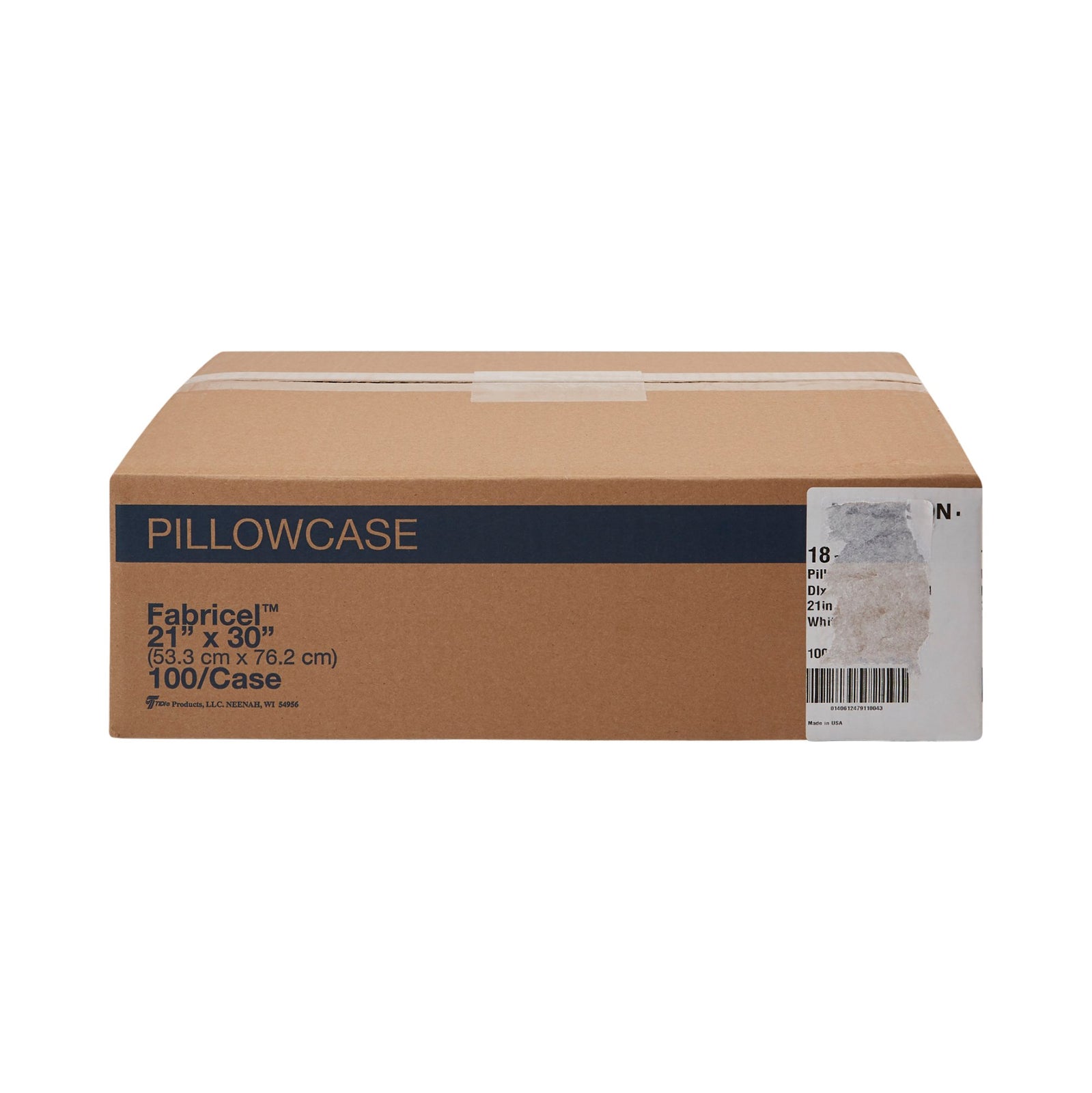 McKesson White Tissue/Poly Pillowcase