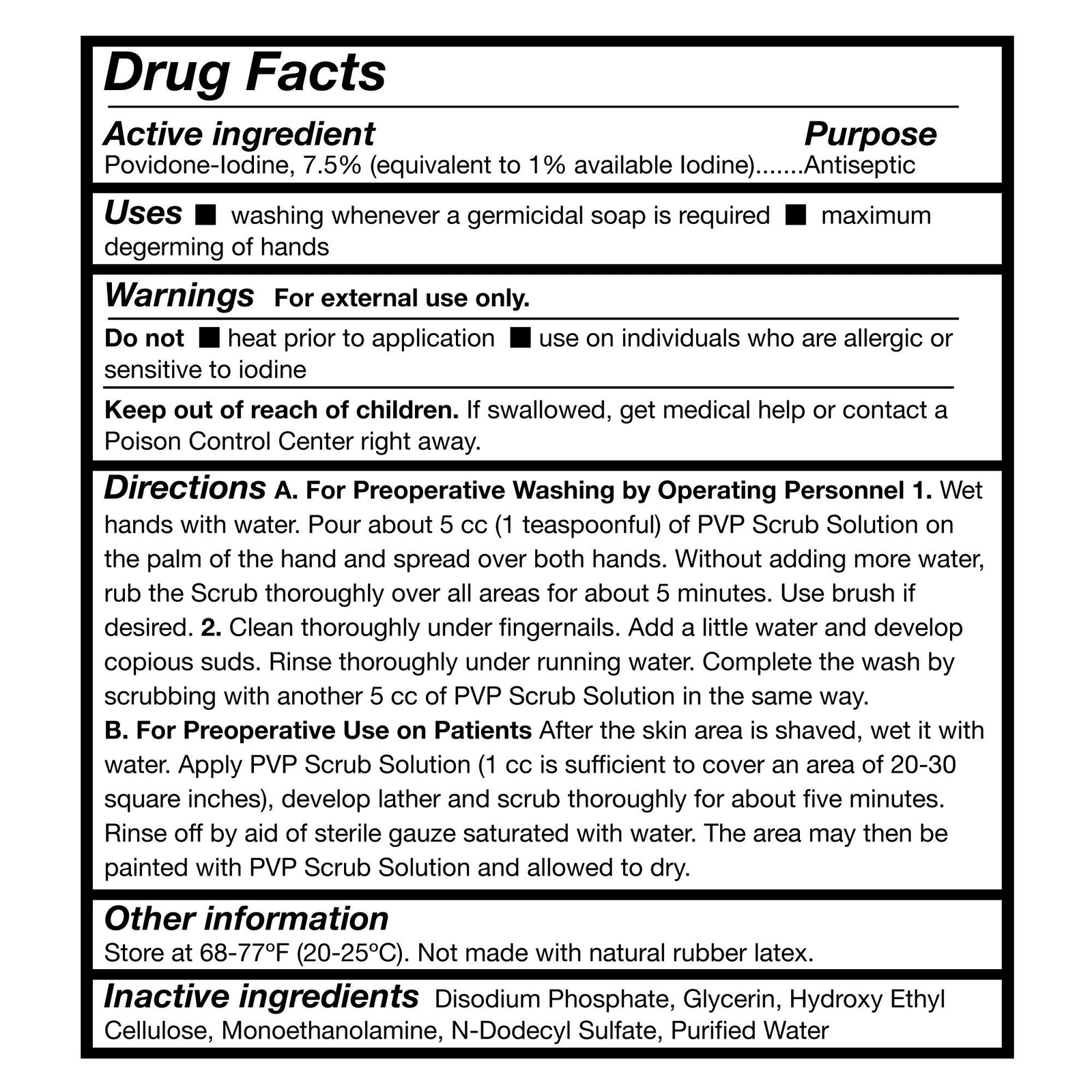 McKesson Surgical Scrub Solution