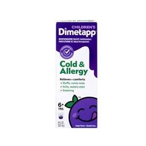 Dimetapp Children's Cold & Allergy, Grape, 8 oz