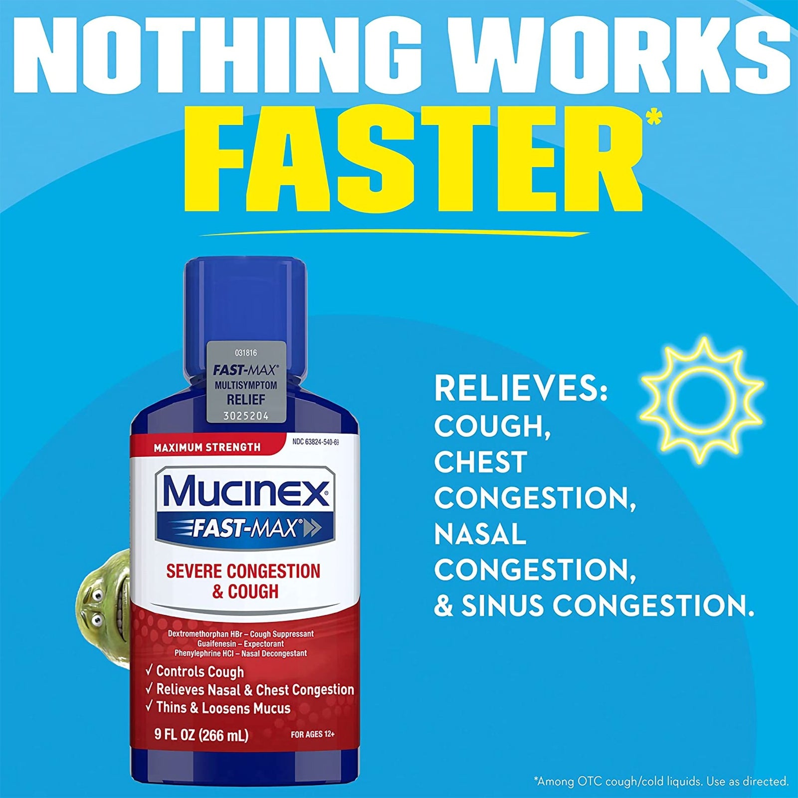 Mucinex Fast-Max Cold And Cough Relief