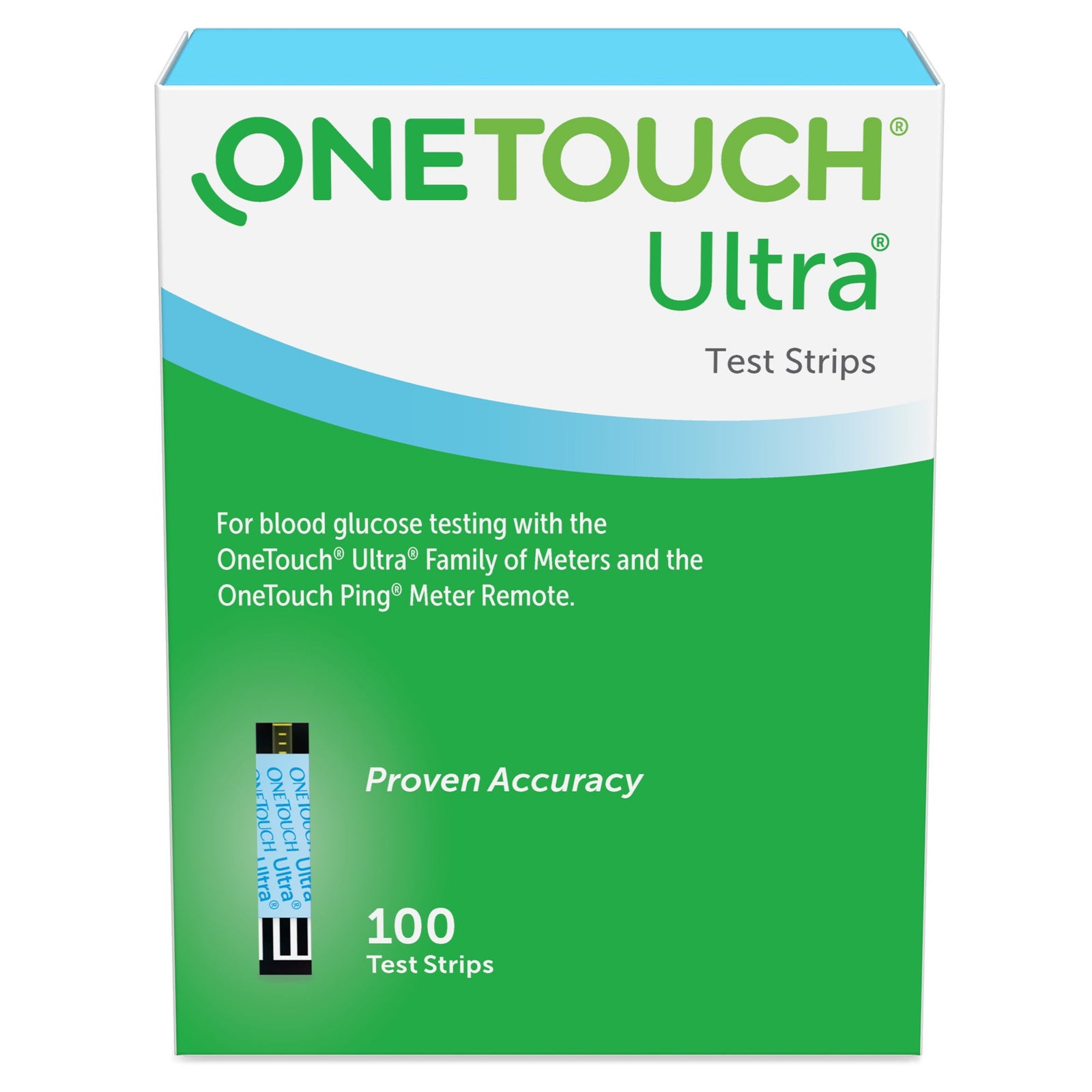 OneTouch Ultra Blue Blood Glucose Test Strips