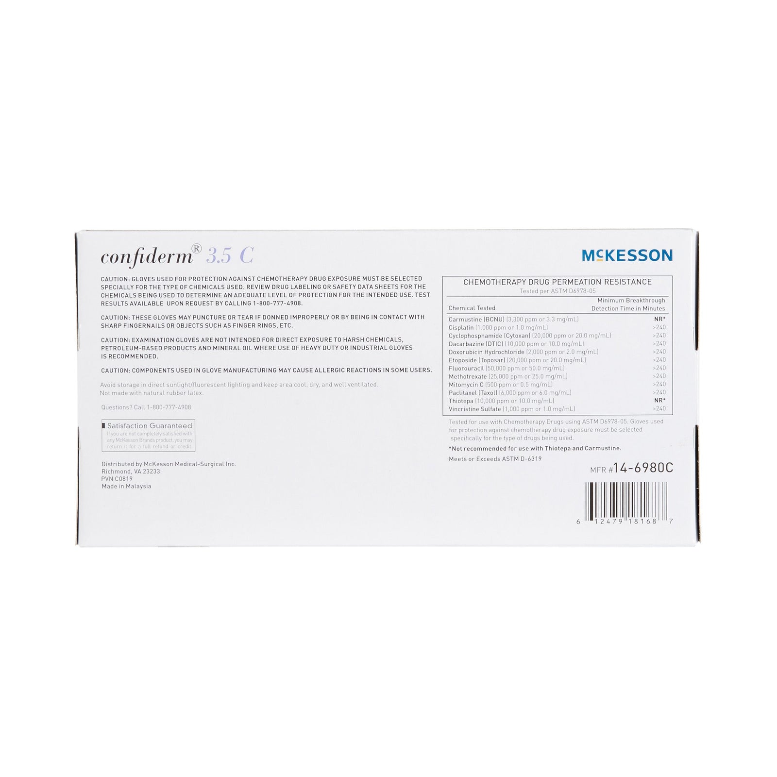 McKesson Confiderm 3.5C Nitrile Exam Glove