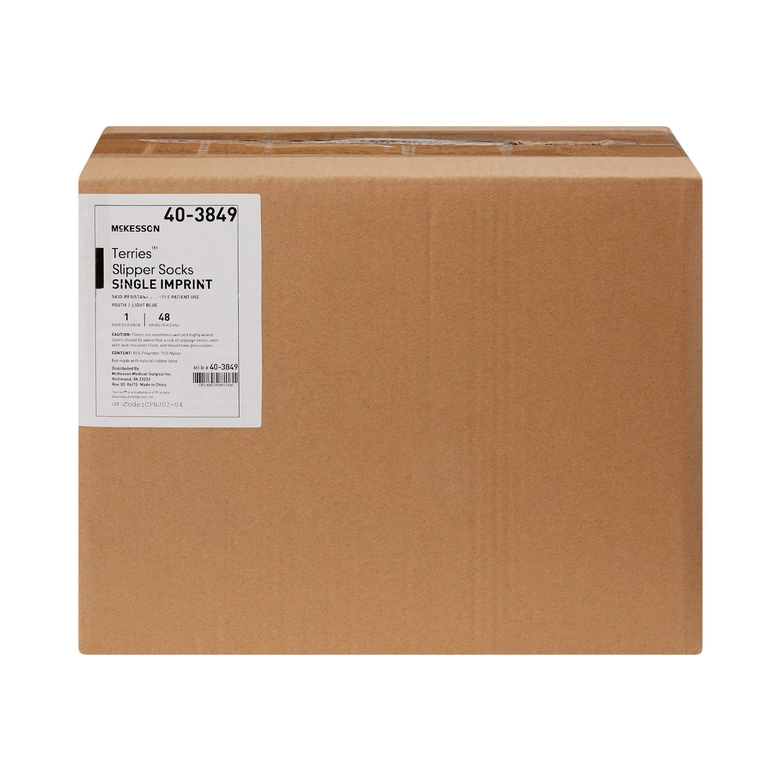 McKesson Terries Double Tread Slipper Socks