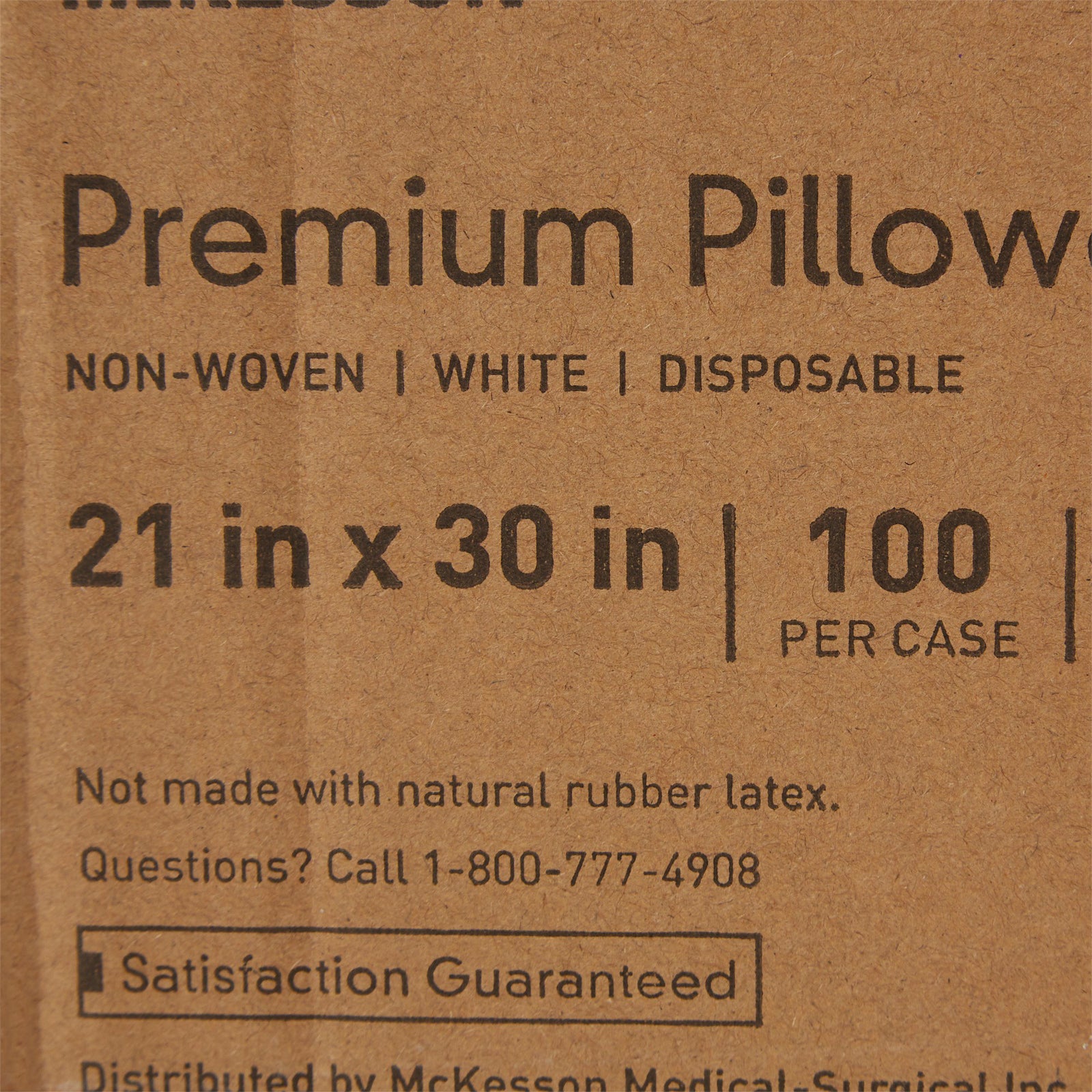 McKesson White Tissue/Poly Pillowcase
