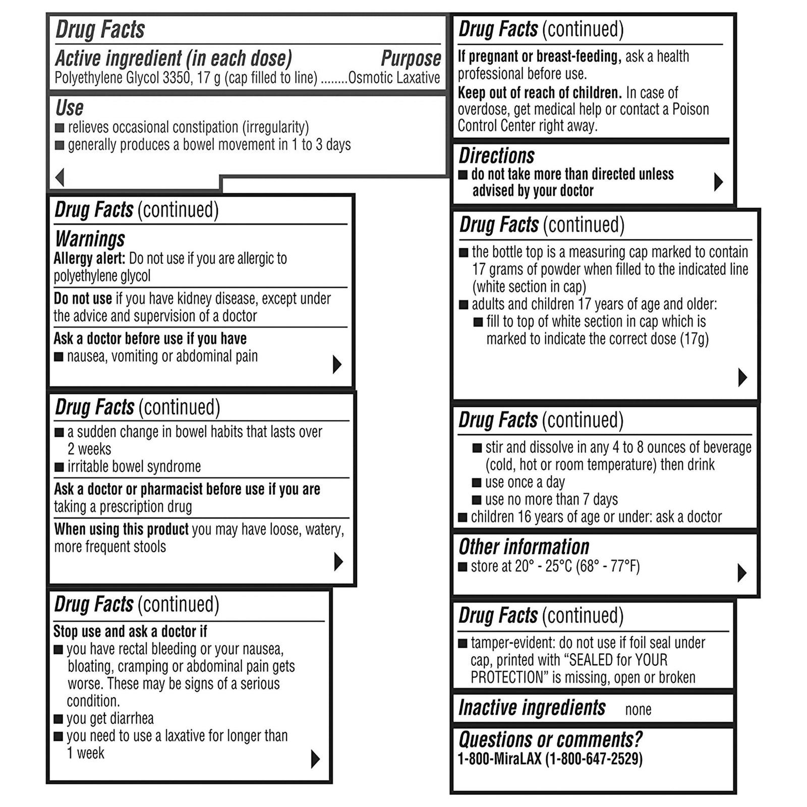 Bayer MiraLAX Laxative