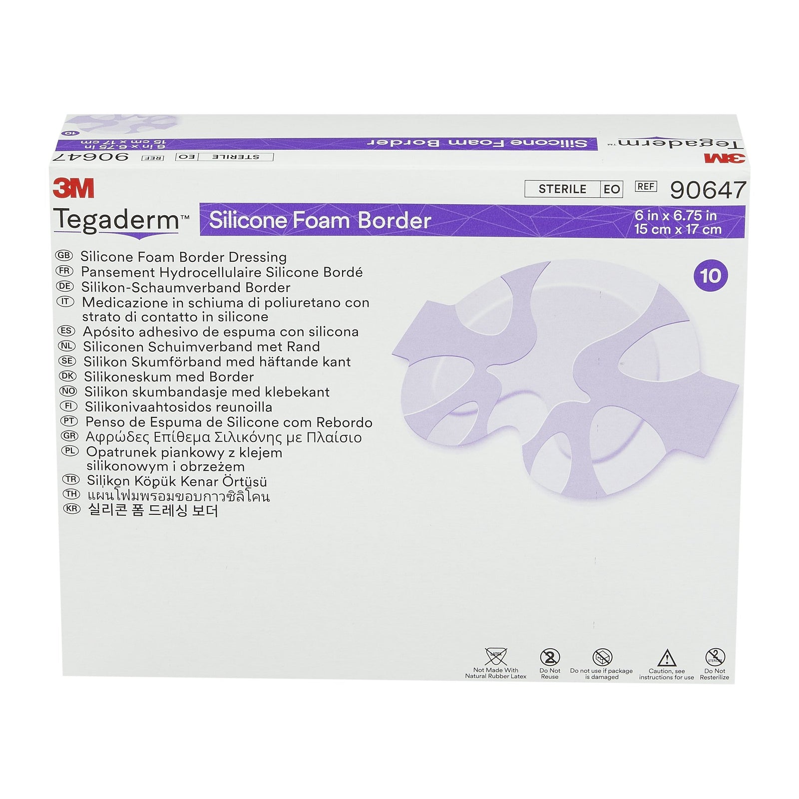 3M Tegaderm Silicone Foam Dressing