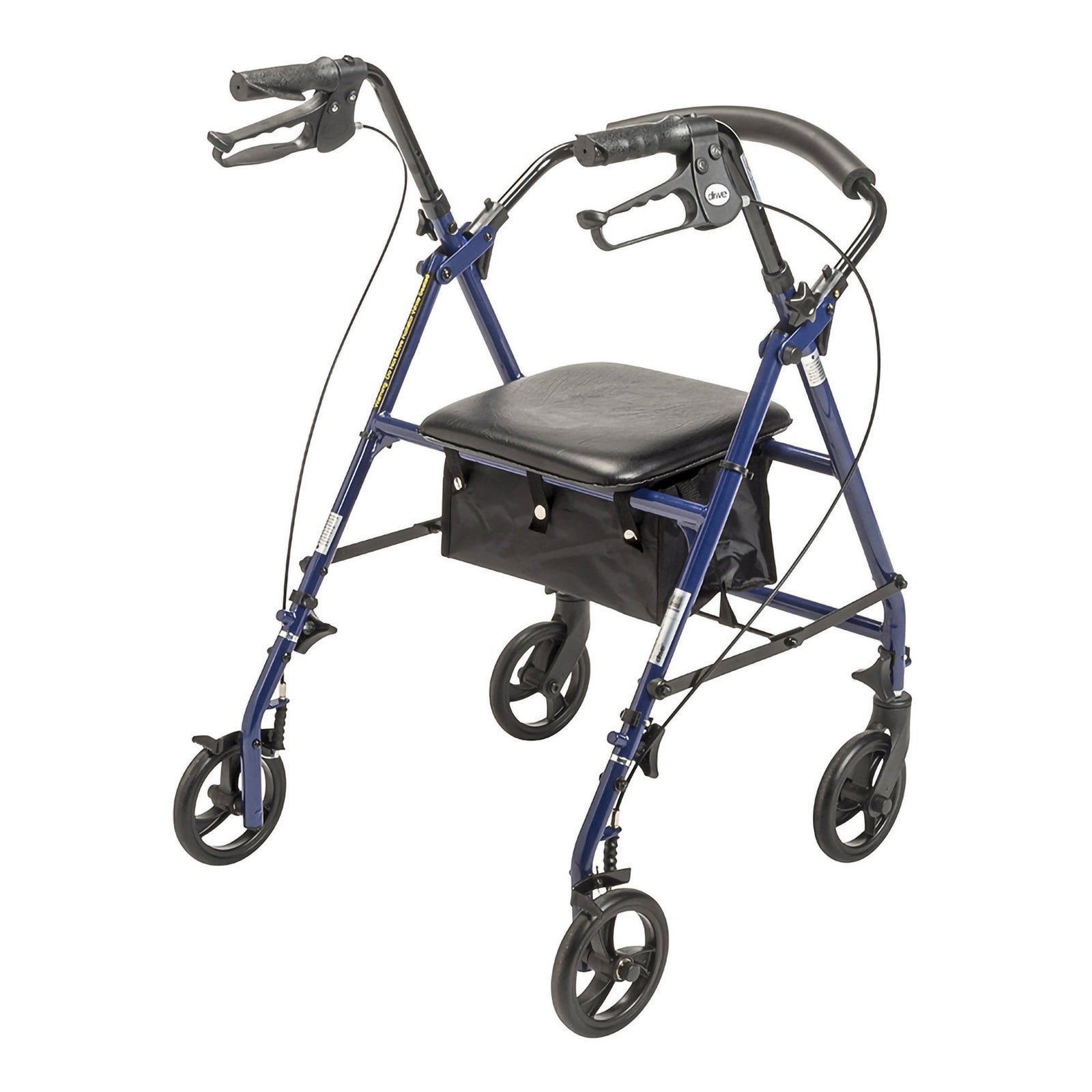 drive Steel Rollator with 6 Inch Wheels