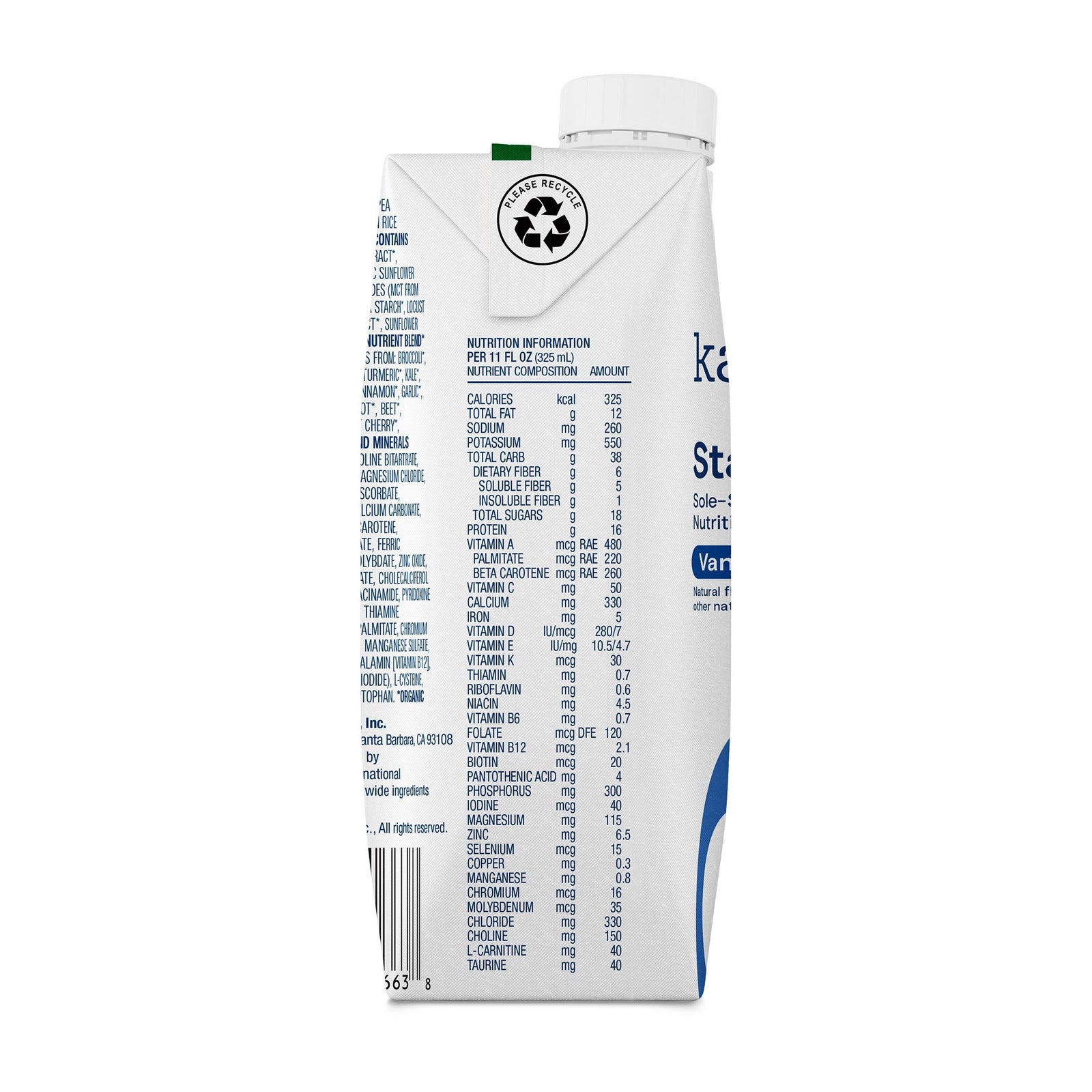 Kate Farms Standard 1.0 Oral Supplement