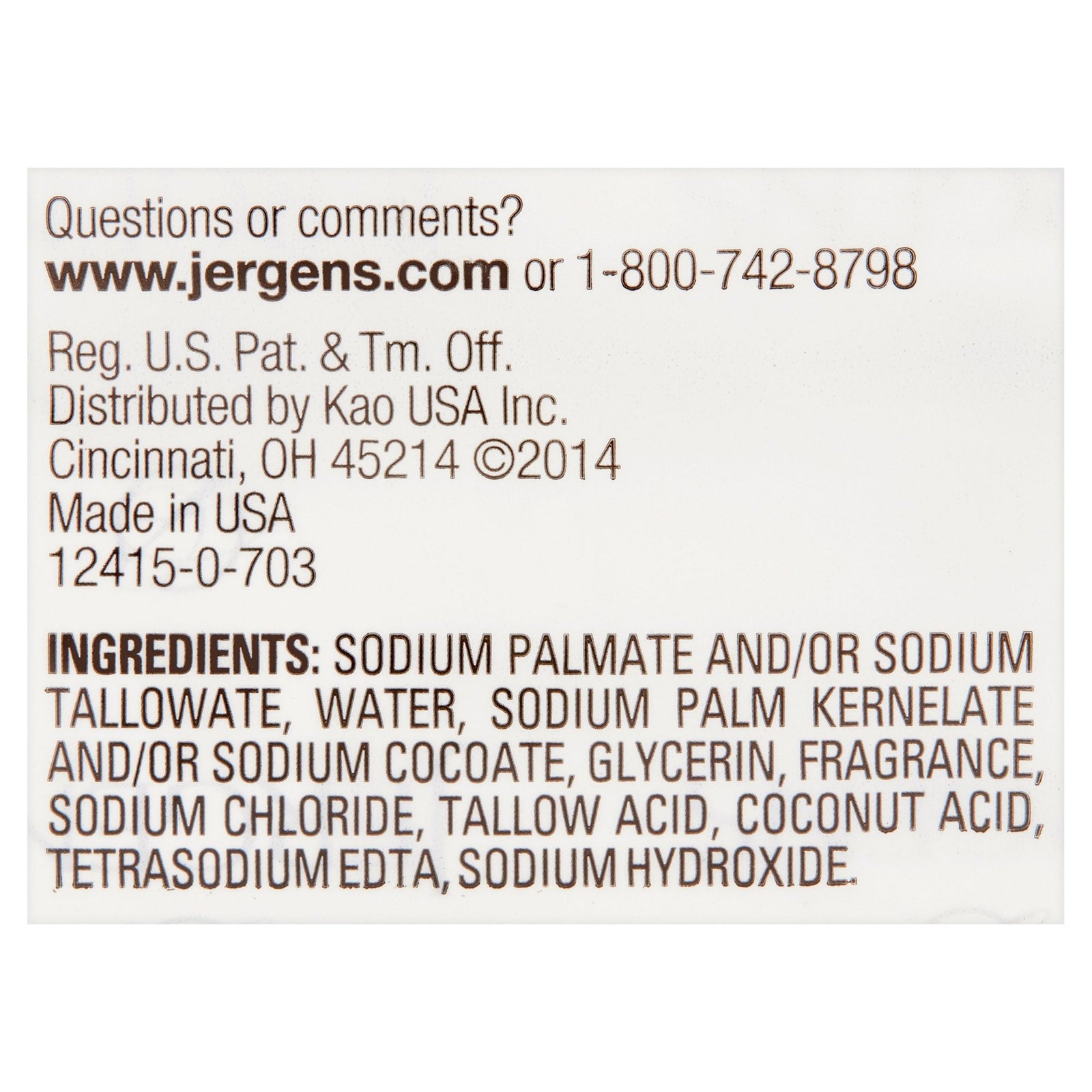 Jergens Soap