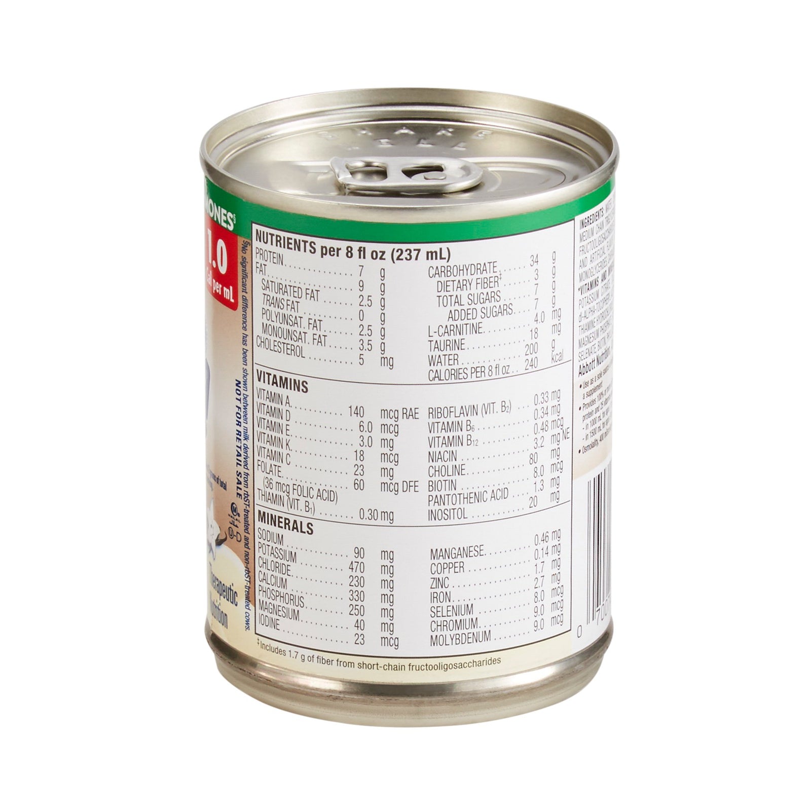 PediaSure® Enteral with Fiber Pediatric Oral Supplement / Tube Feeding Formula, 8 oz. Can