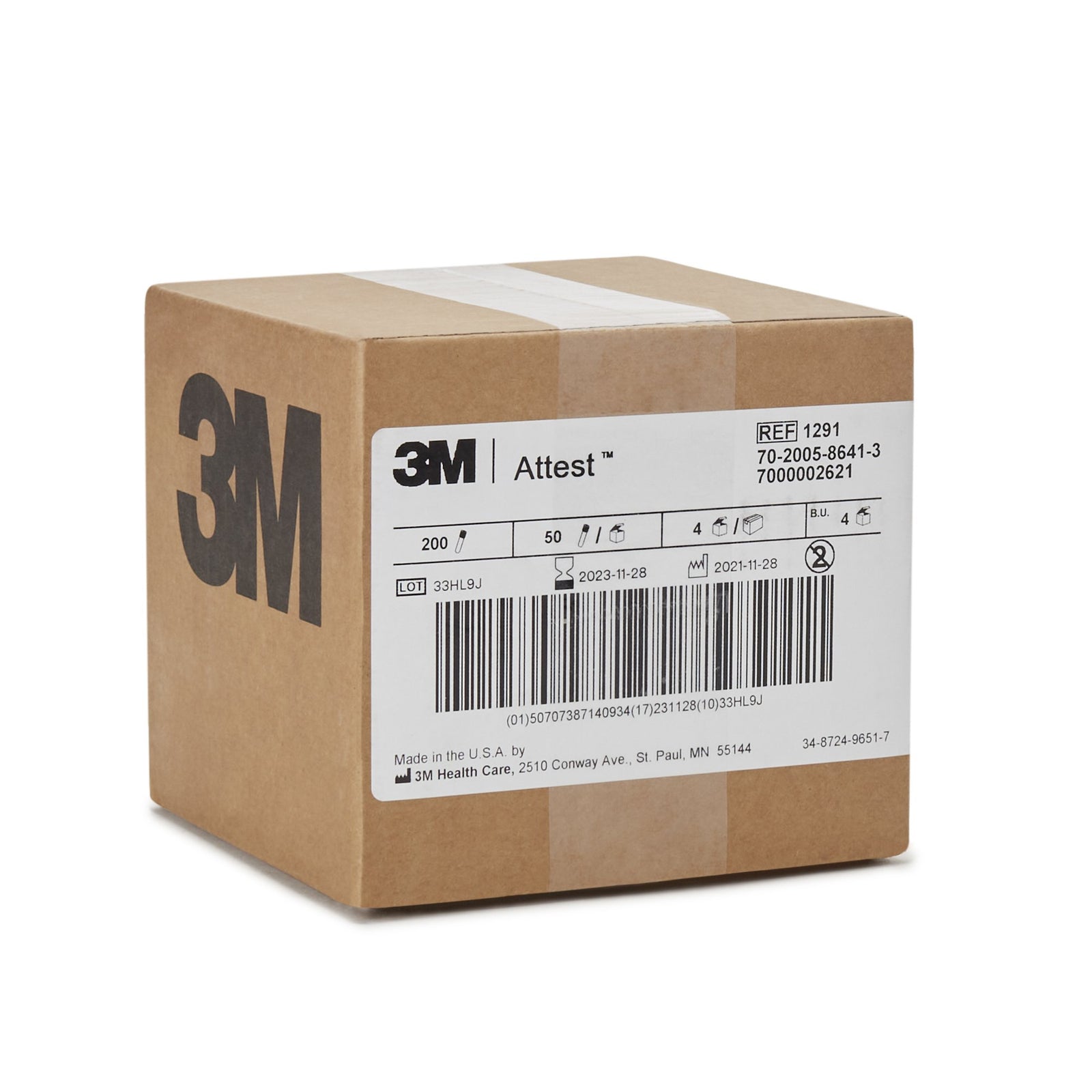 Attest Rapid Readout Sterilization Biological Indicator Vial