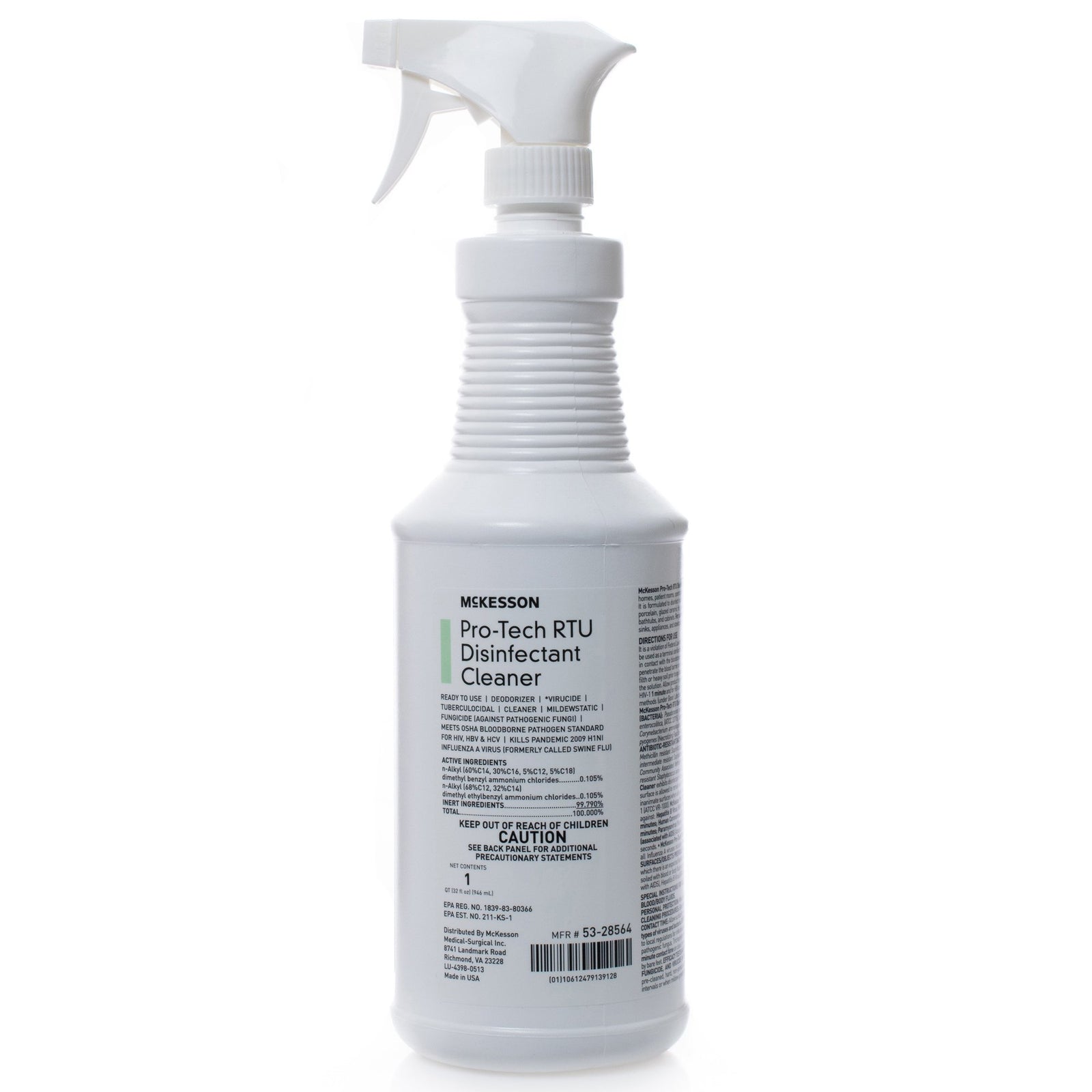 McKesson Pro-Tech Surface Disinfectant Cleaner Alcohol-Based Liquid