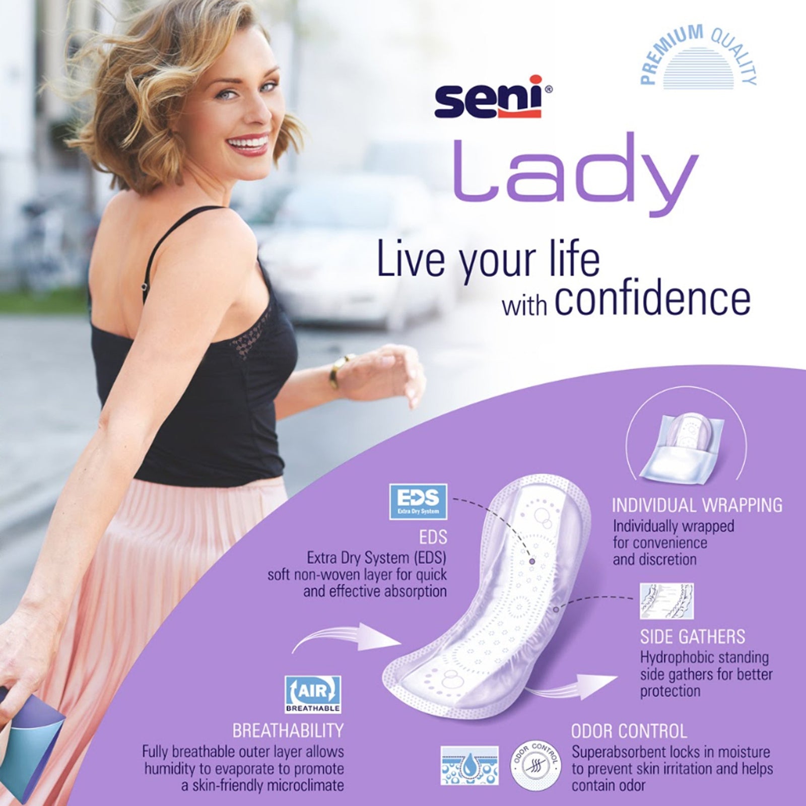 Seni Lady Moderate Bladder Control Pad