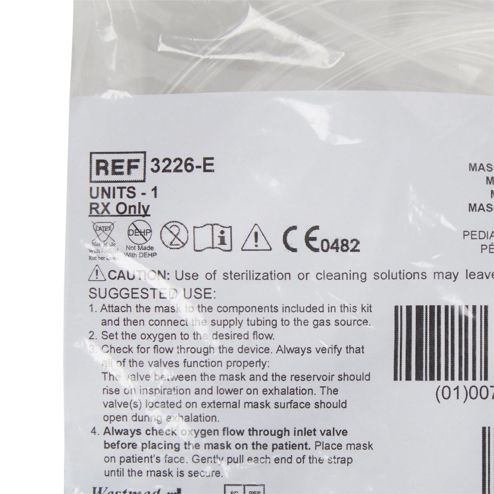 McKesson Nonrebreather Oxygen Mask