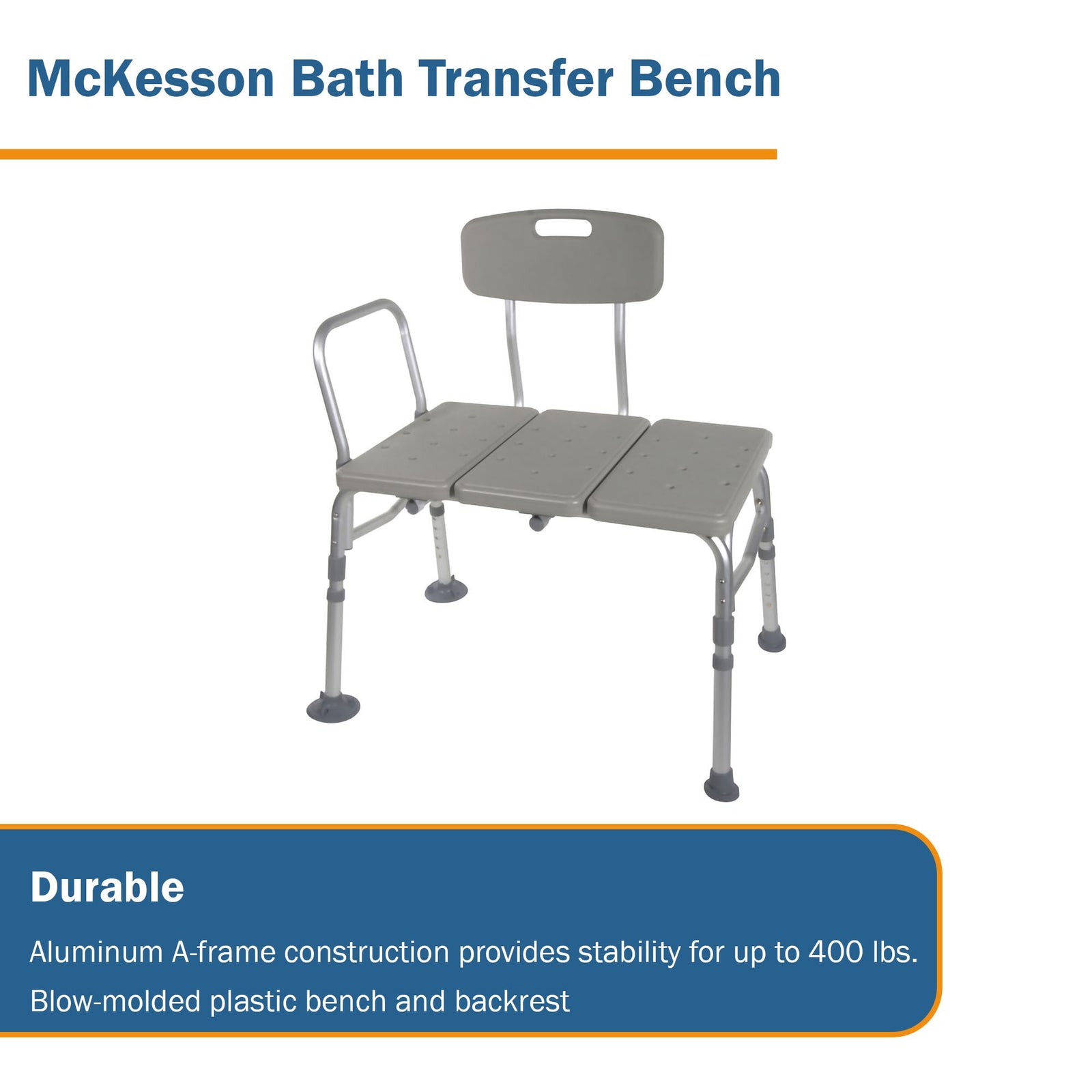 McKesson Knocked Down Bath Transfer Bench