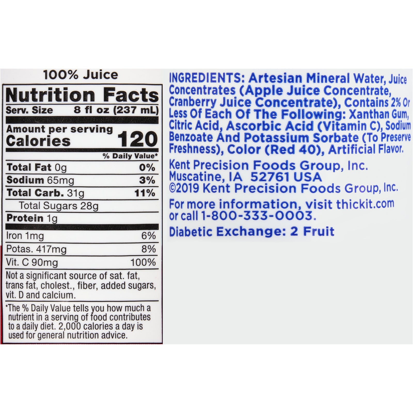 Thick-It Clear Advantage Thickened Beverage