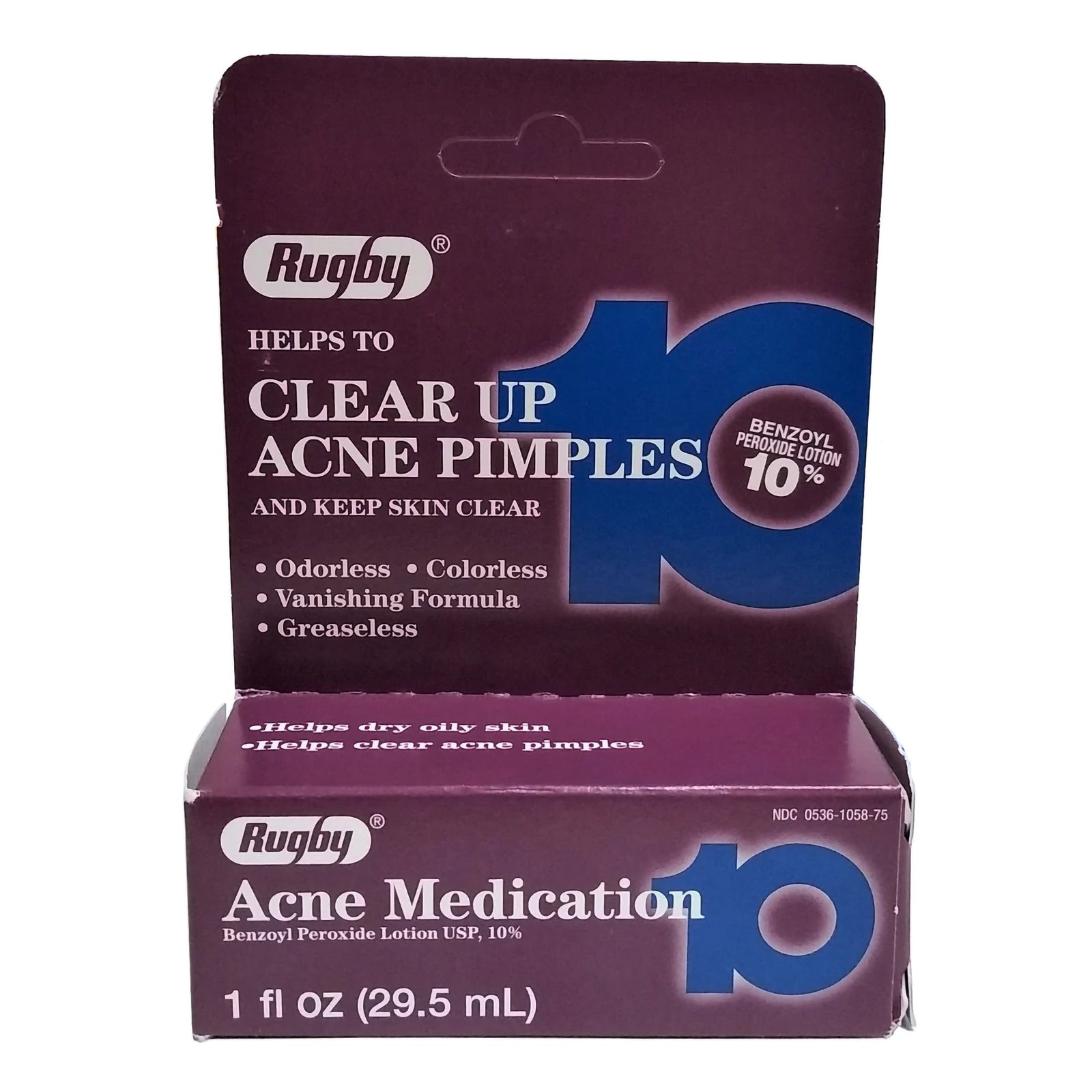 Benzoyl Peroxide 10% Lotion Tube 1 Oz