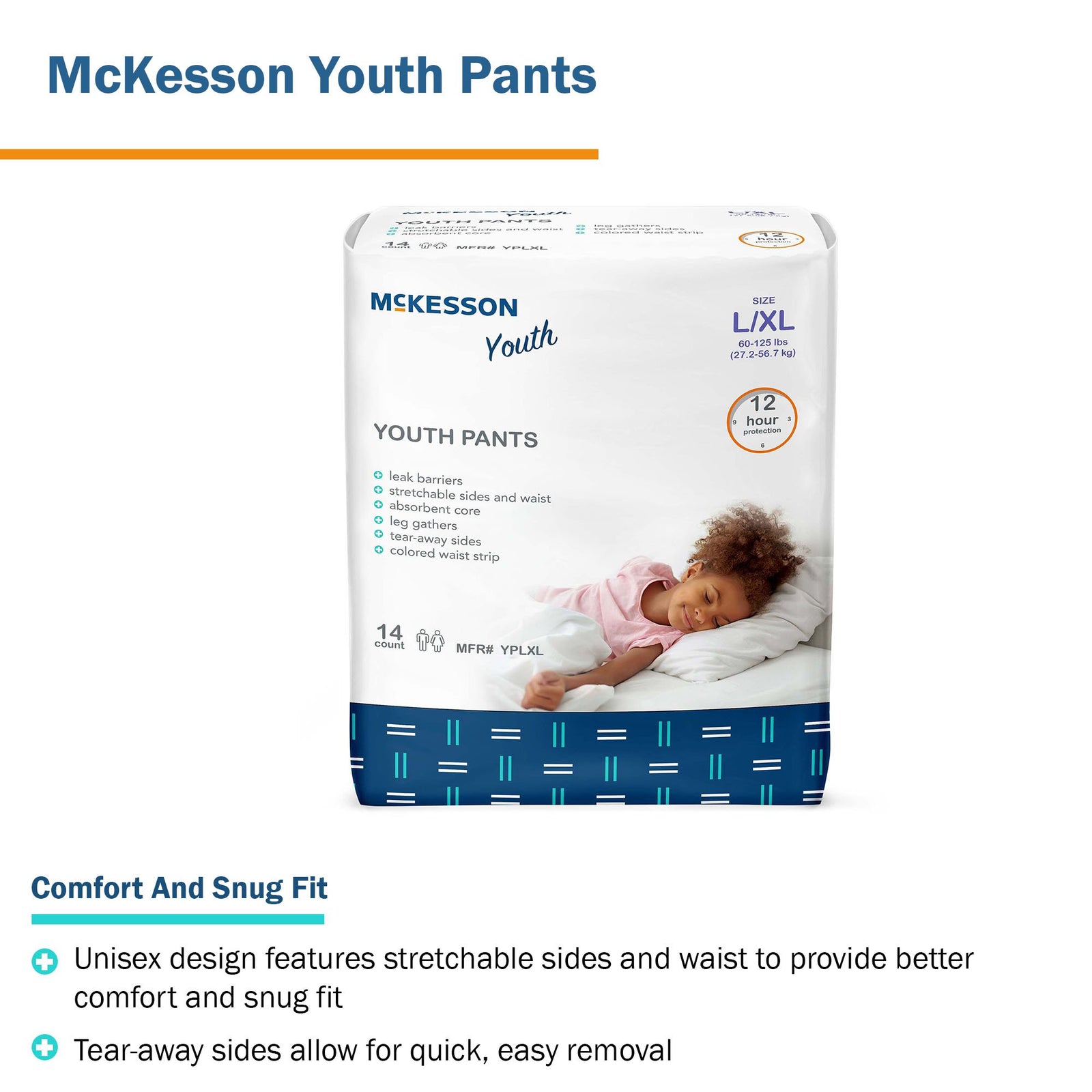 McKesson Unisex Youth Absorbent Underwear