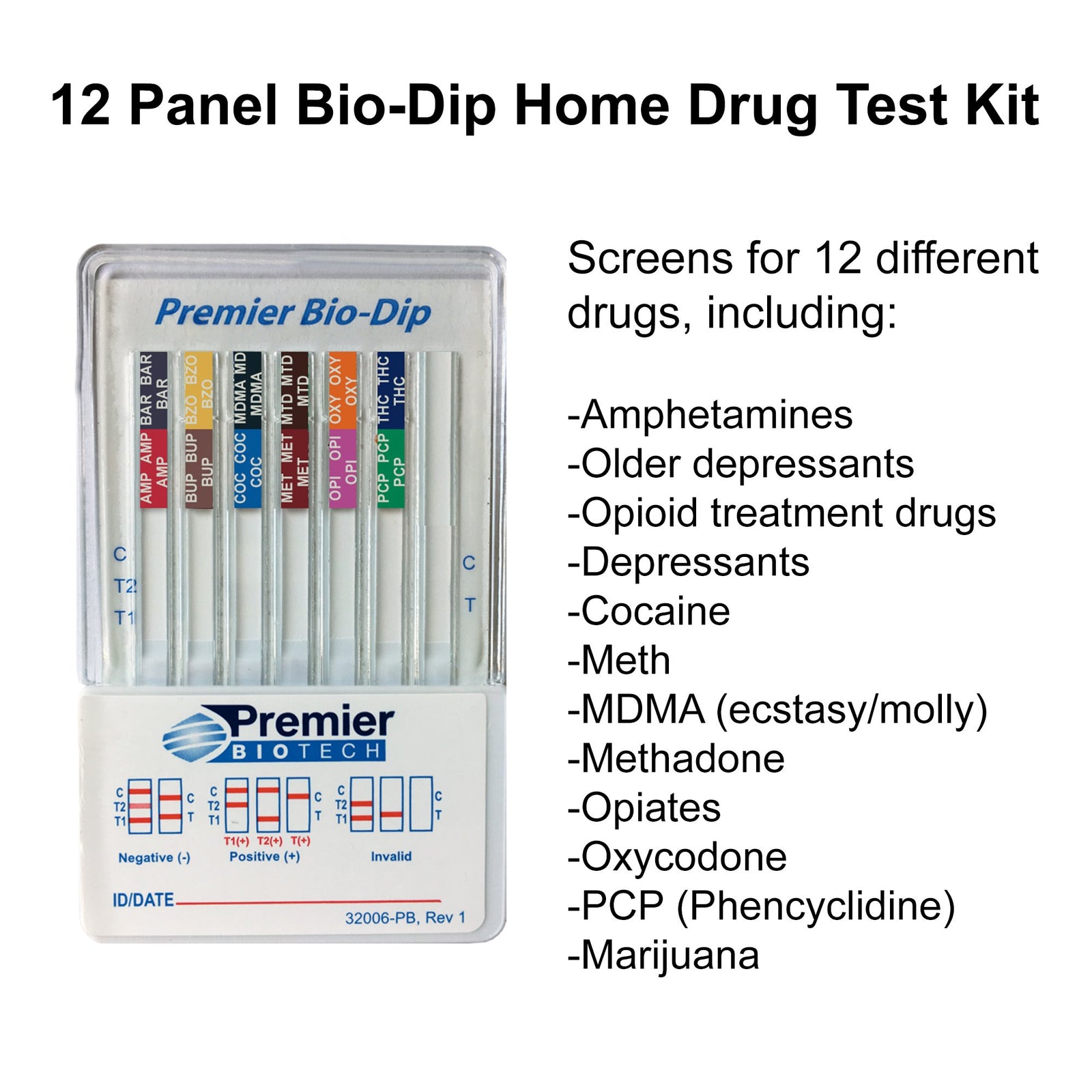 Premier Bio-Dip Drugs Of Abuse Test
