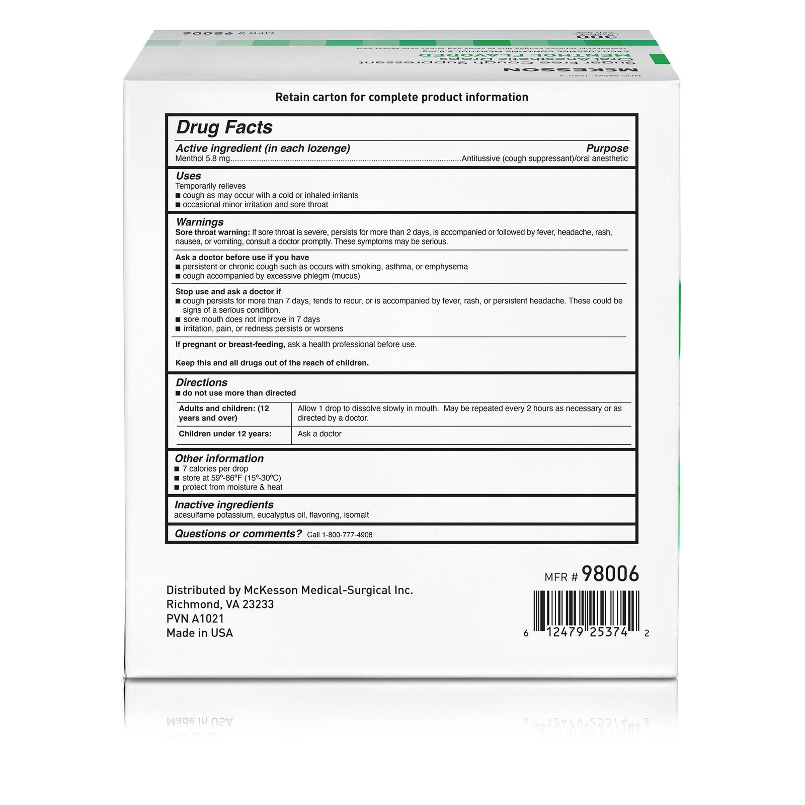 McKesson Brand Cold And Cough Relief